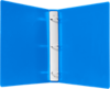 1" Plastic Three Ring Binder Blue