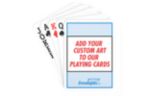 2 1/4 x 3 1/2 1 Sided Playing Cards White