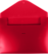 Poly Envelope w/Half-Moon Closure (9 1/2 x 12 1/2, Flap 4 1/2) Red