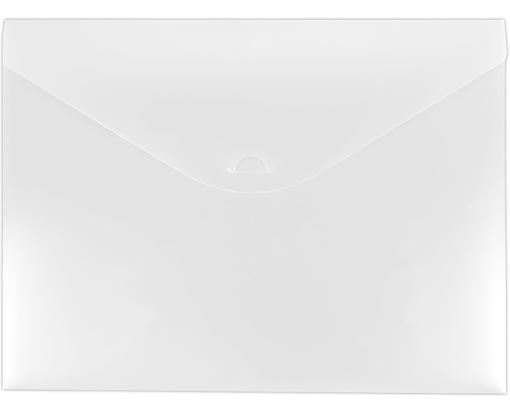 Poly Envelope w/Half-Moon Closure (9 1/2 x 12 1/2, Flap 4 1/2) White