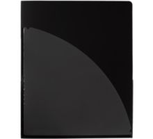 9 1/2 x 11 3/4 Poly Folder w/Clear Front Pocket
