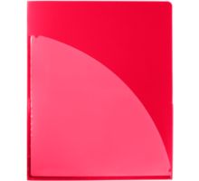 9 1/2 x 11 3/4 Poly Folder w/Clear Front Pocket