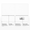9 x 12 Presentation Folder 130lb. White