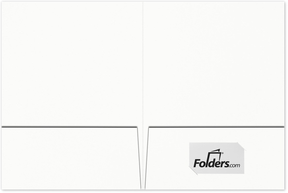 9 x 12 Presentation Folder White Linen
