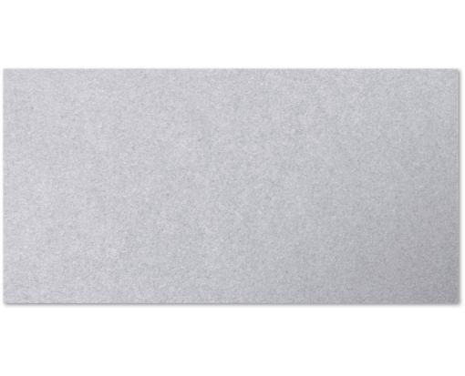 Photo Greeting Flat Card (4 1/8 x 8) Silver Metallic