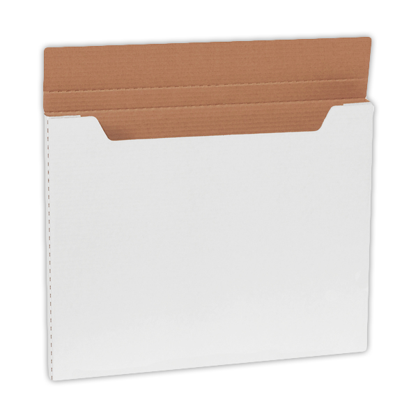 Blank 20 x 16 x 1 Jumbo FoldOver MailerWhite