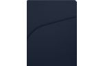 9 x 12 Pocket Page w/Wavy Pocket Nautical Blue Linen