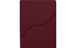 9 x 12 Pocket Page w/Round Pocket Burgundy Linen