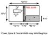 Paper 3 Ring Binder w/1 Pocket & Window 