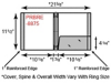 Paper 3 Ring Binder w/1 Pocket & Reinforced Edge 