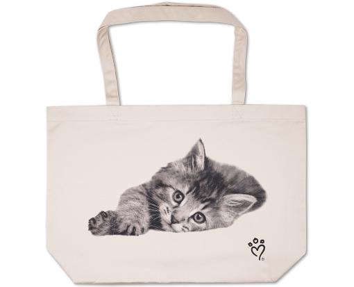 Rachael Hale® Canvas Tote Bag (20 x 14 x 5) Rachael Hale Cat