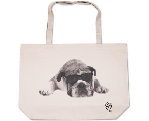 Rachael Hale® Canvas Tote Bag (20 x 14 x 5) Rachael Hale Dog
