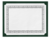9 1/2 x 12 Single Certificate Holder Green Linen