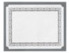 9 1/2 x 12 Single Certificate Holder Sterling Gray Linen