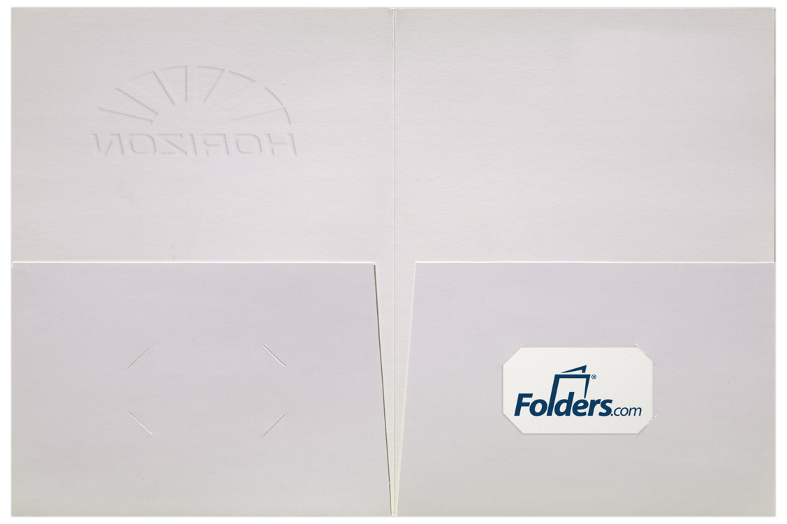 9 x 12 Presentation Folder w/6" Tall Pockets 