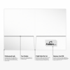 9 x 12 Presentation Folder White Smooth