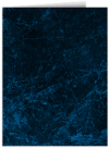 9 x 12 Presentation Folder Dark Blue Marble