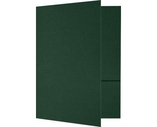 besejret skrivestil fryser 6 x 9 Small Presentation Folders 100lb. Green Linen | Envelopes.com