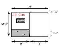 9 x 12 Presentation Folders - One Pocket (Left) w/ Staple Tab Optional Window