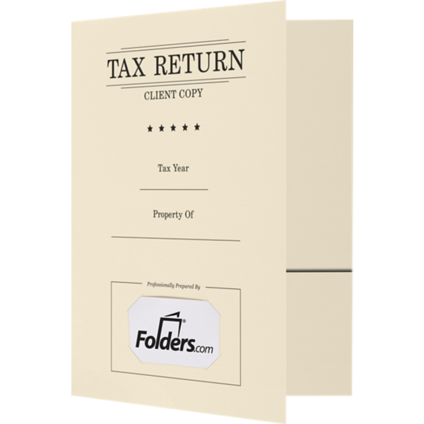 tax return folders with pockets