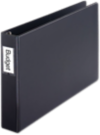 2" Easy Open Locking Slant-D Ring Binder w/Spine Label Holder Black