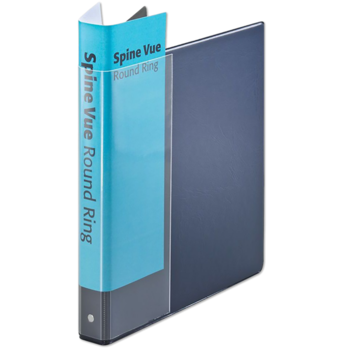 1" Locking Round Ring Binder Navy