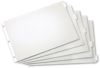 11 x 17 Paper Insertable Dividers (5 Tab) Clear
