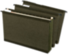 Legal Size Pendaflex SureHook Reinforced Extra Capacity Hanging Pocket (Pack of 4) Green