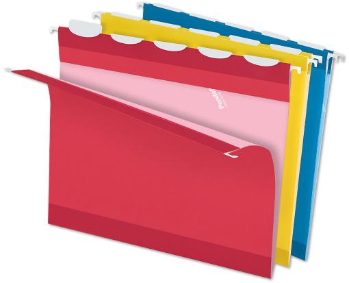Letter Size Ready Tab (1/5 Tab) Hanging File (Pack of 20) Assorted