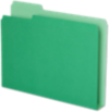 Letter Size File Folder (1/3 Cut Tab) Green