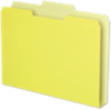 Letter Size File Folder (1/3 Cut Tab) Yellow