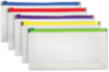 Check Size Pendaflex Poly Zip Envelope (Pack of 5) Assorted