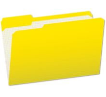 Pendaflex Letter Size (1/3 Cut) File Folder w/Interior Grid (Pack of 100)