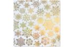Large Wrapping Paper Roll (5 x 30) Sparkleflake Gold White