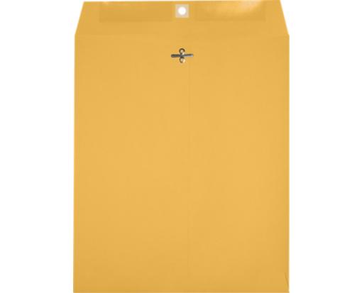 #95 (10 x 12) Open End Envelope w/Clasp Golden Kraft