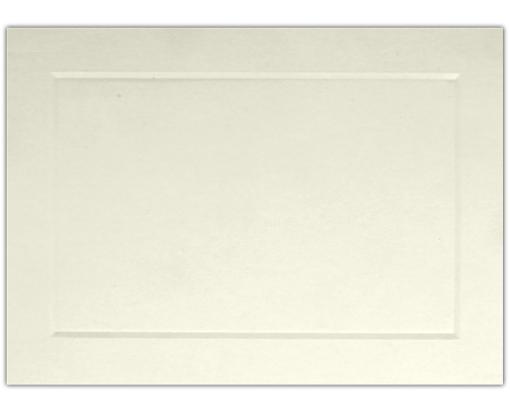 A2 Embossed Flat Card (4 1/4 x 5 1/2) Natural Embossed Card