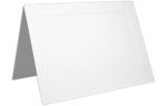 A7 Embossed Folded Card (5 1/8 x 7 ) Bright White Embossed Card