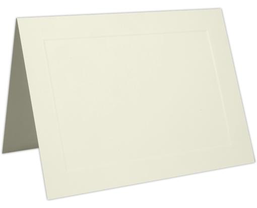 A6 Embossed Folded Card (4 5/8 x 6 1/4) Natural Embossed Card