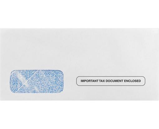 50 Qty. 7485-W2-50 - 24lb White w/Wesco Security Tint W-2/1099 Envelopes 5 3/4 x 9 1/4 Important Tax Document Enclosed Design | Secure and Easy Way to Send 2-Up W2 Tax Forms 