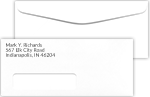 template window envelope address placement